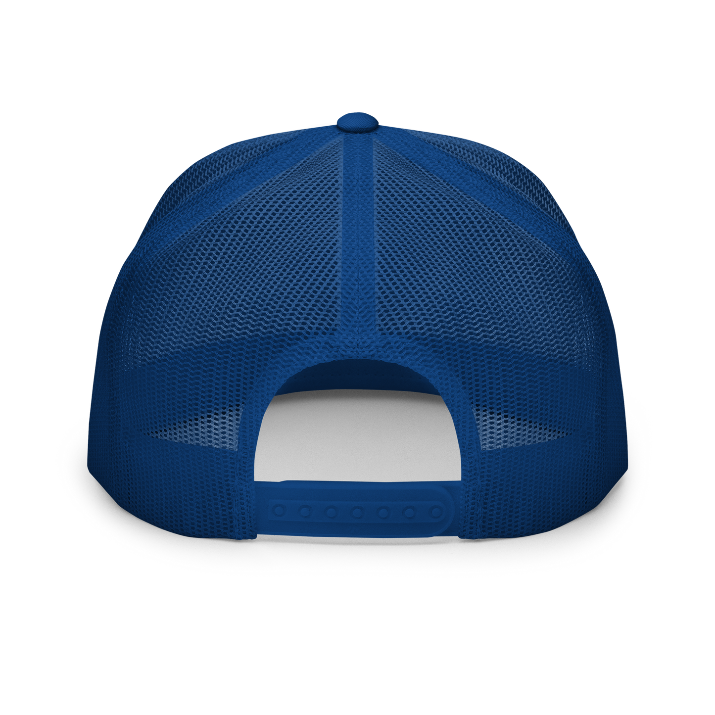 OBS Chevrolet, GMC Flat Bill Royal/White/Royal 5 Panel Trucker Cap | Yupoong 6006