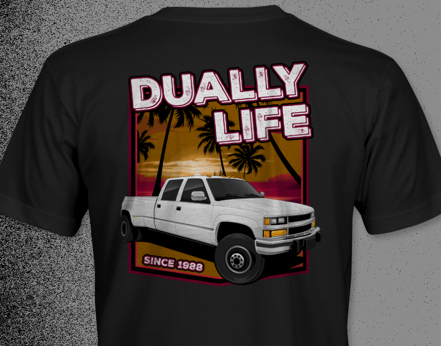 C/K Society OBS Chevrolet, GMC Lifted 4x4 Crew Cab Dually Life Unisex T-Shirt