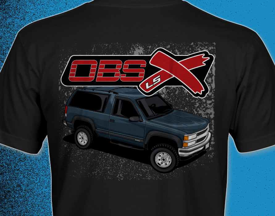 OBS LSX Chevy, GMC 2DR K1500 4x4 Tahoe, Yukon Short-Sleeve Unisex T-shirt