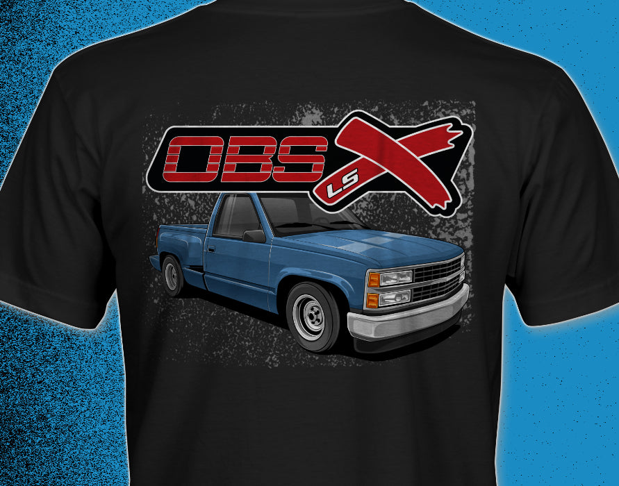 OBS LSX Chevy, GMC '88-98 Single Cab Stepside Unisex T-shirt