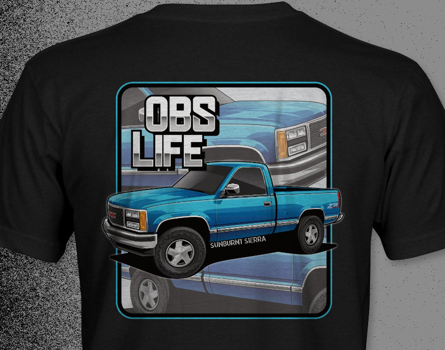 C/K Society Sunburnt Sierra K1500 4x4 Z71 OBS Life Regular Cab Short-Sleeve Signature Series Unisex T-shirt | Chevrolet, GMC