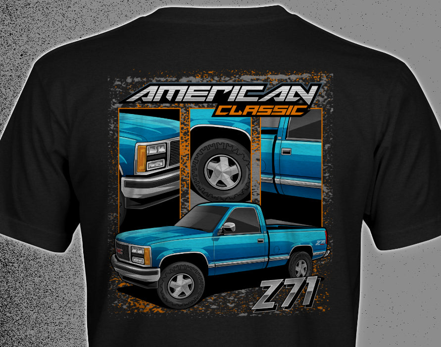 Chevy, GMC OBS '88-98 K1500 4x4 Z71 Regular Cab Short-Sleeve Unisex T-Shirt