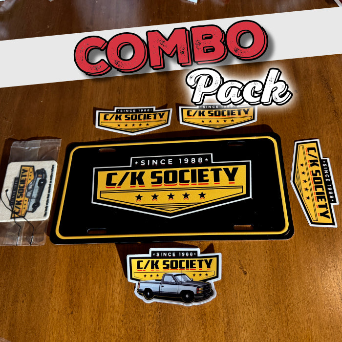 Chevy OBS License Plate / Decal Combo Pack