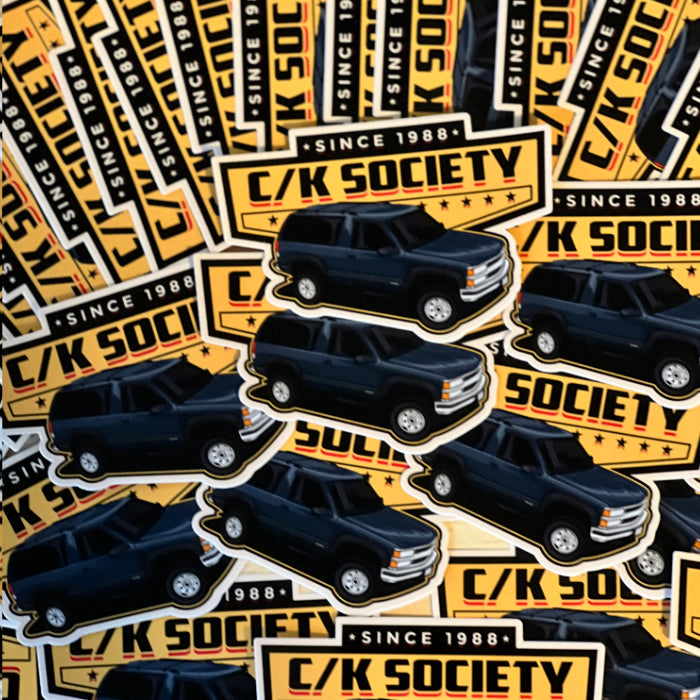 C/K Society K1500 OBS 2-Door Lifted Tahoe, Blazer, Yukon Chevy GMC Decal