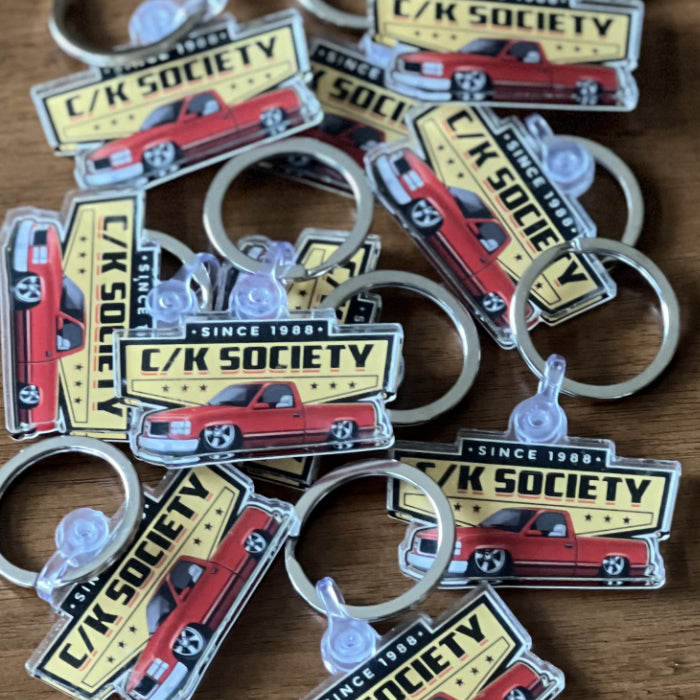 C/K Society 2NDHND Lowered OBS GMC, Chevrolet C1500 Single Cab Keychain