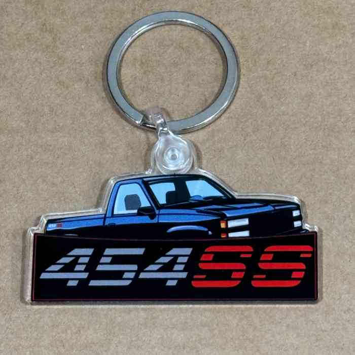 Chevrolet 454 SS 1990-1991 Logo Keychain V2