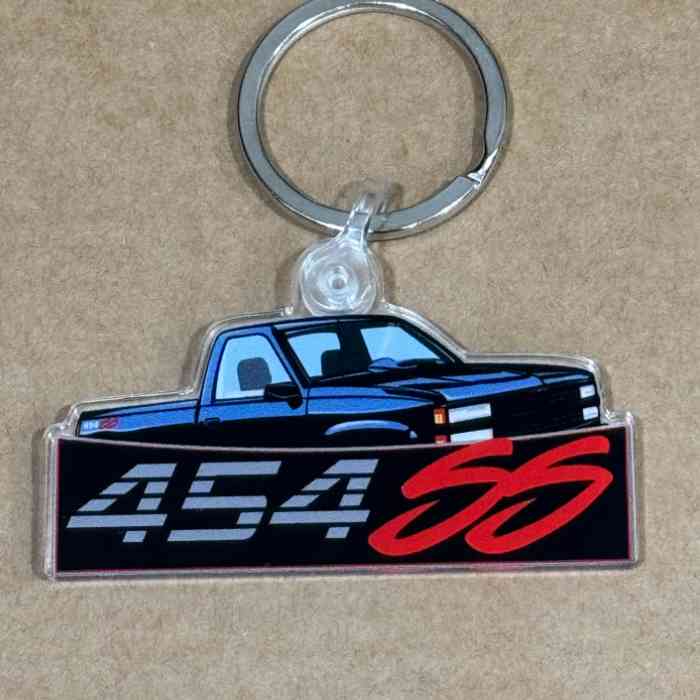 Chevrolet 454 SS 1992-1993 Logo Keychain V2