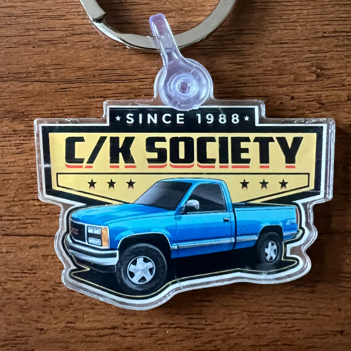 C/K Society OBS GMC Sunburnt Sierra K1500 4x4 Keychain