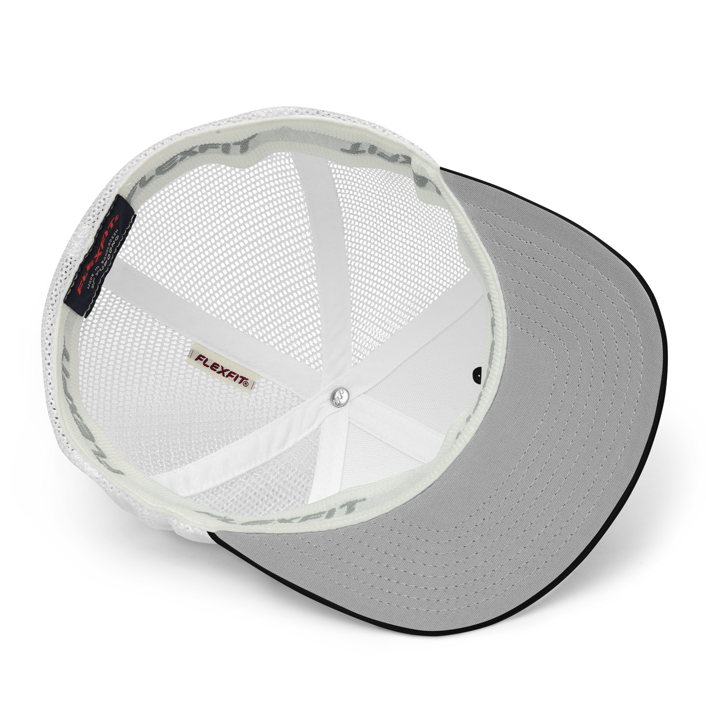 C/K Society OBS Chevrolet, GMC Black/White Flexfit Closed-back trucker cap