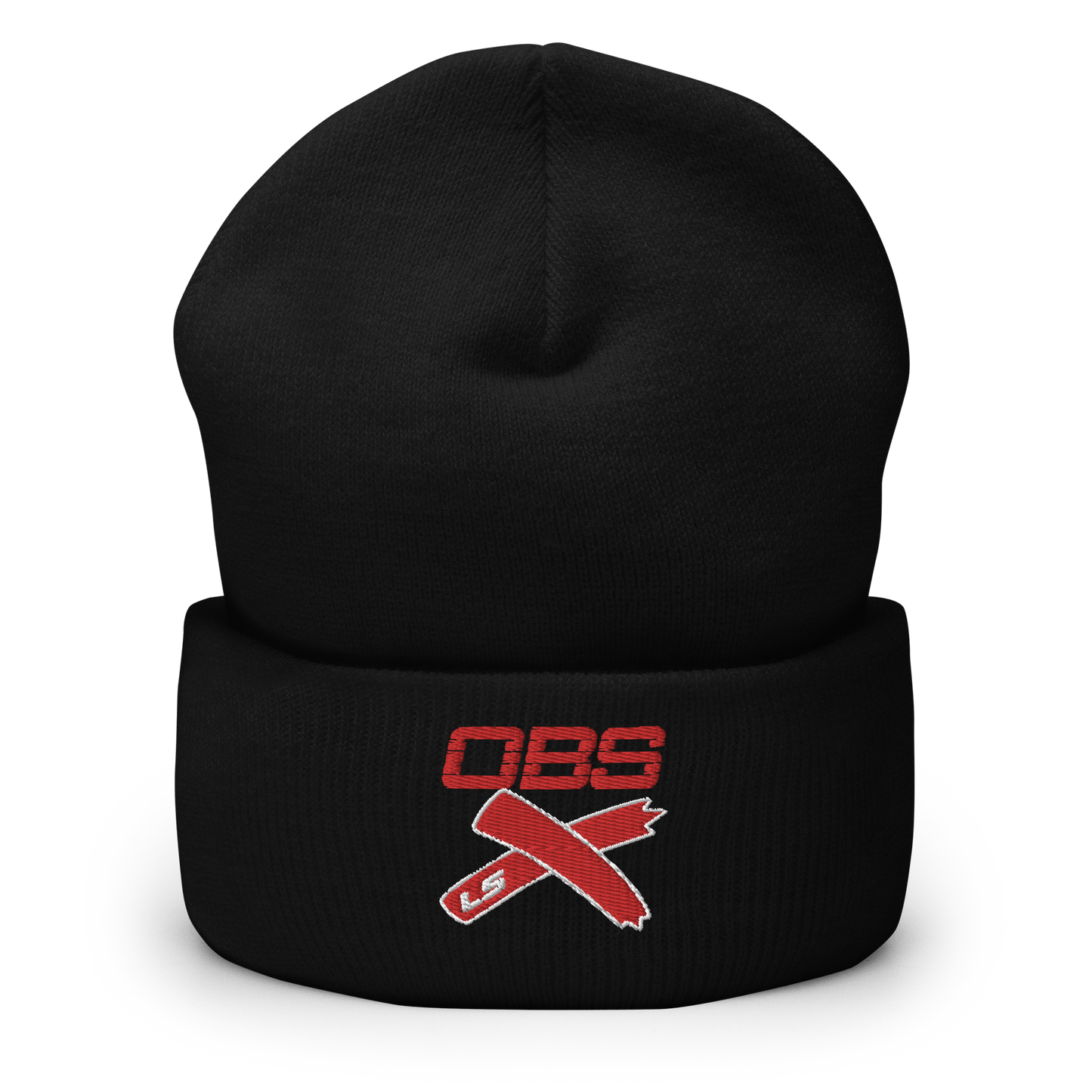 OBS LSX Chevy, GMC Black Cuffed Beanie