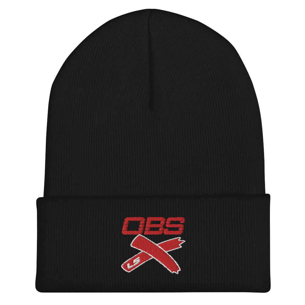 OBS LSX Chevy, GMC Black Cuffed Beanie