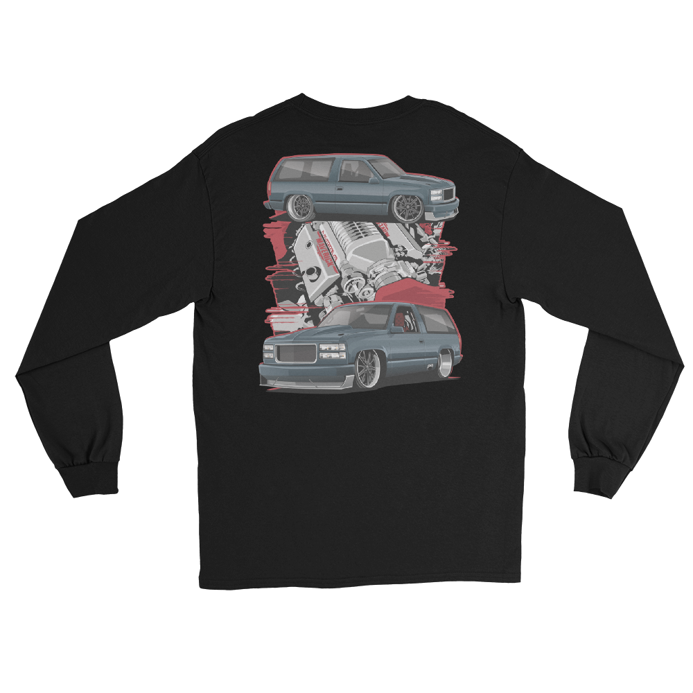 C/K Society Maverick Lowered 2-Door OBS Chevrolet Tahoe Signature Series Men’s Long Sleeve Shirt