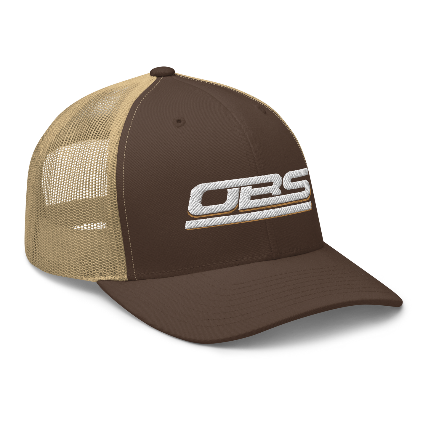 C/K Society OBS Chevrolet, GMC Brown/Khaki Yupoong Retro Trucker Hat