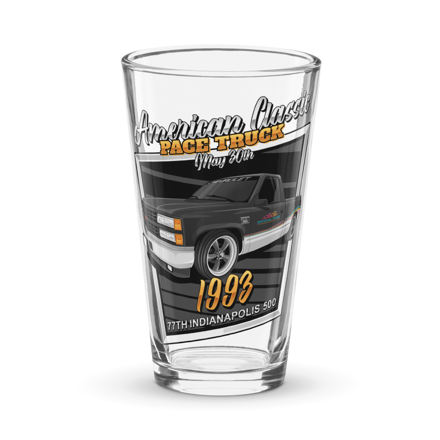 Chevrolet C1500 1993 Indianapolis 500 Pace Truck Shaker pint glass