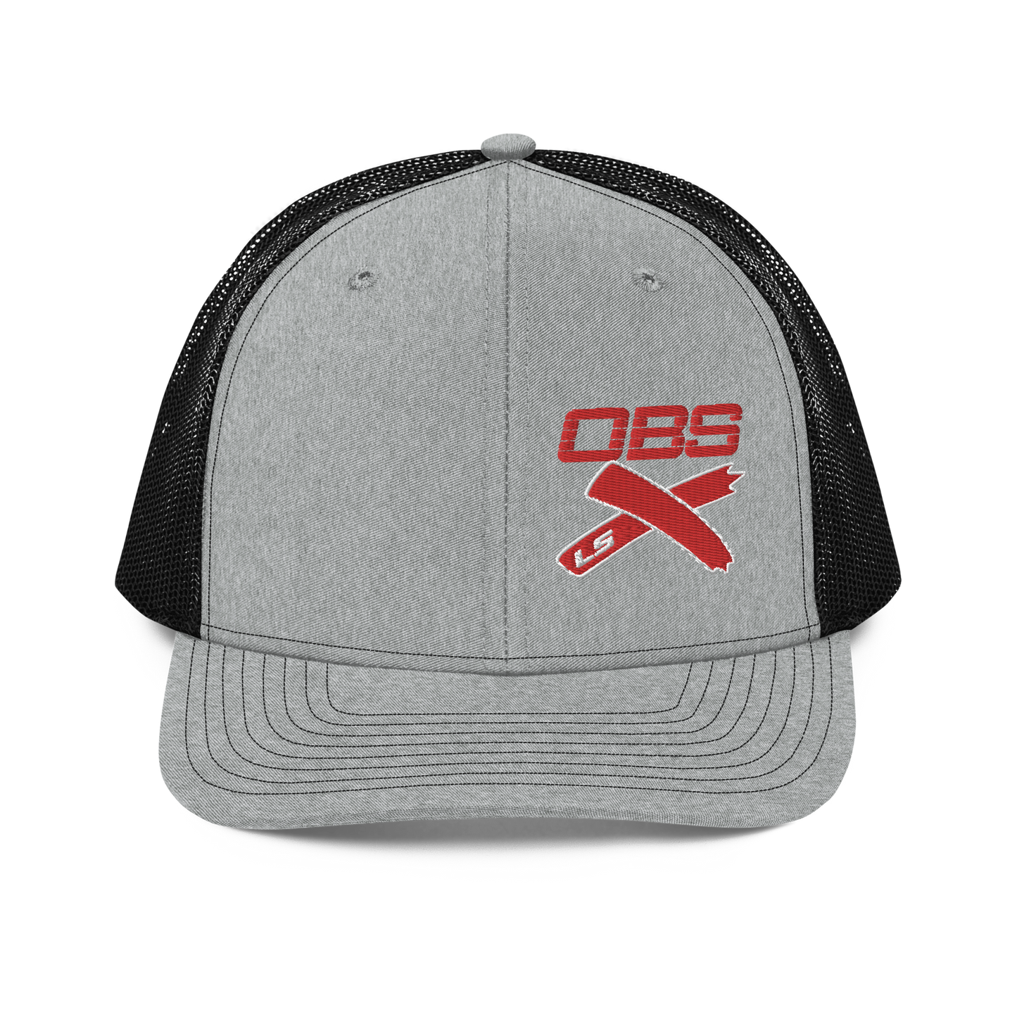 OBS LSX Chevy, GMC Heather Grey/Black Richardson 112 Trucker Cap