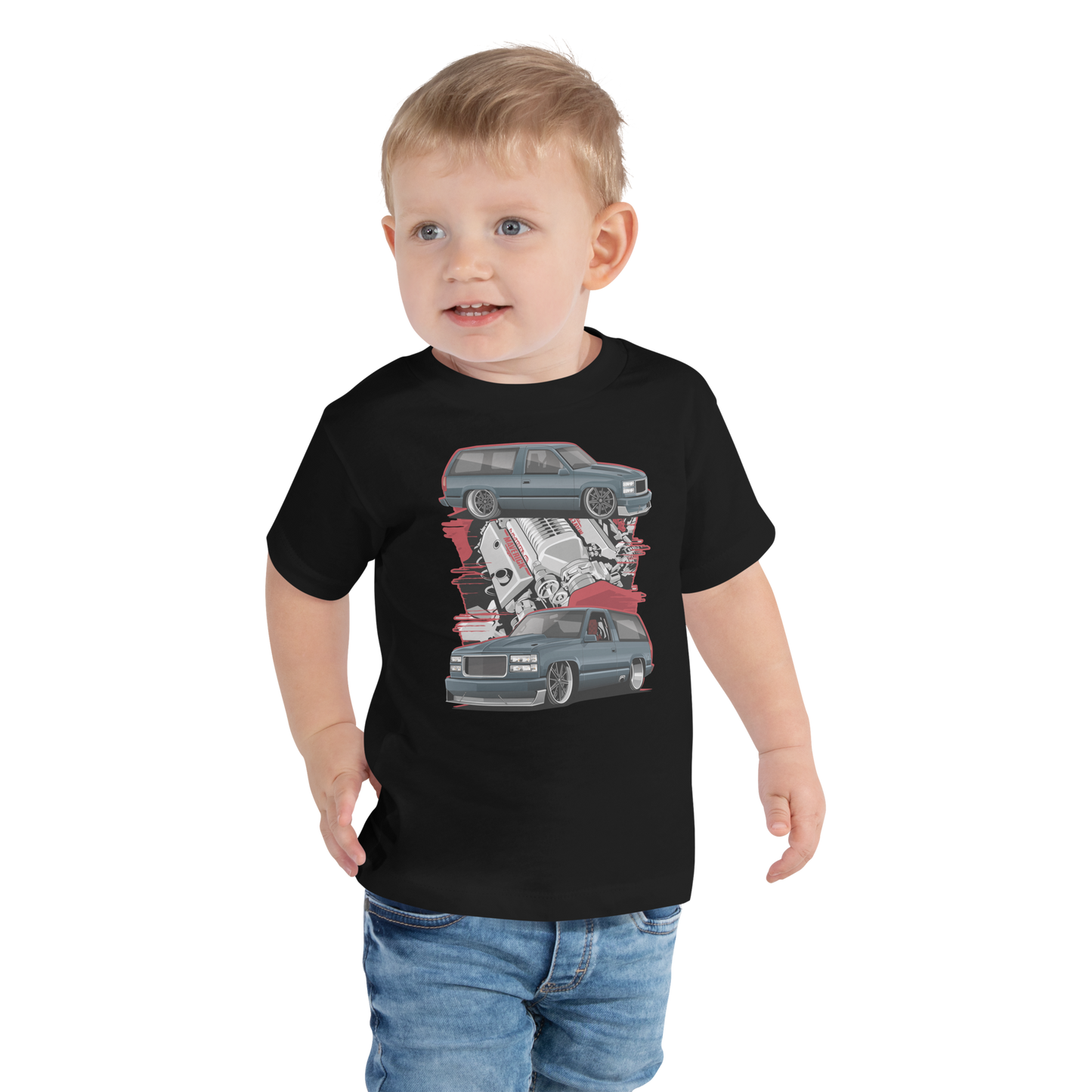 C/K Society Maverick Lowered 2-Door OBS Chevrolet Tahoe Short-Sleeve Signature Series Kids/Toddler Short Sleeve Tee