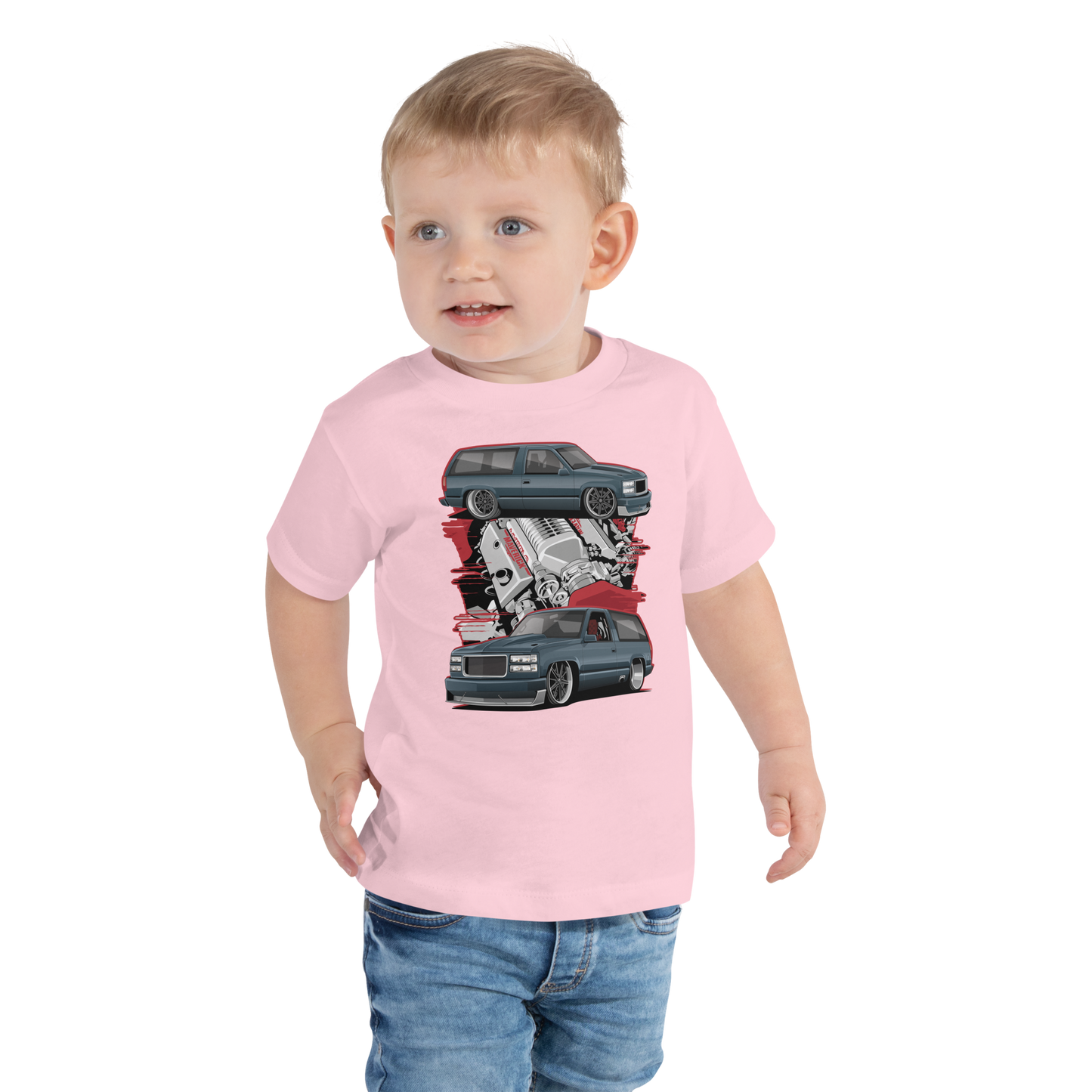 C/K Society Maverick Lowered 2-Door OBS Chevrolet Tahoe Short-Sleeve Signature Series Kids/Toddler Short Sleeve Tee