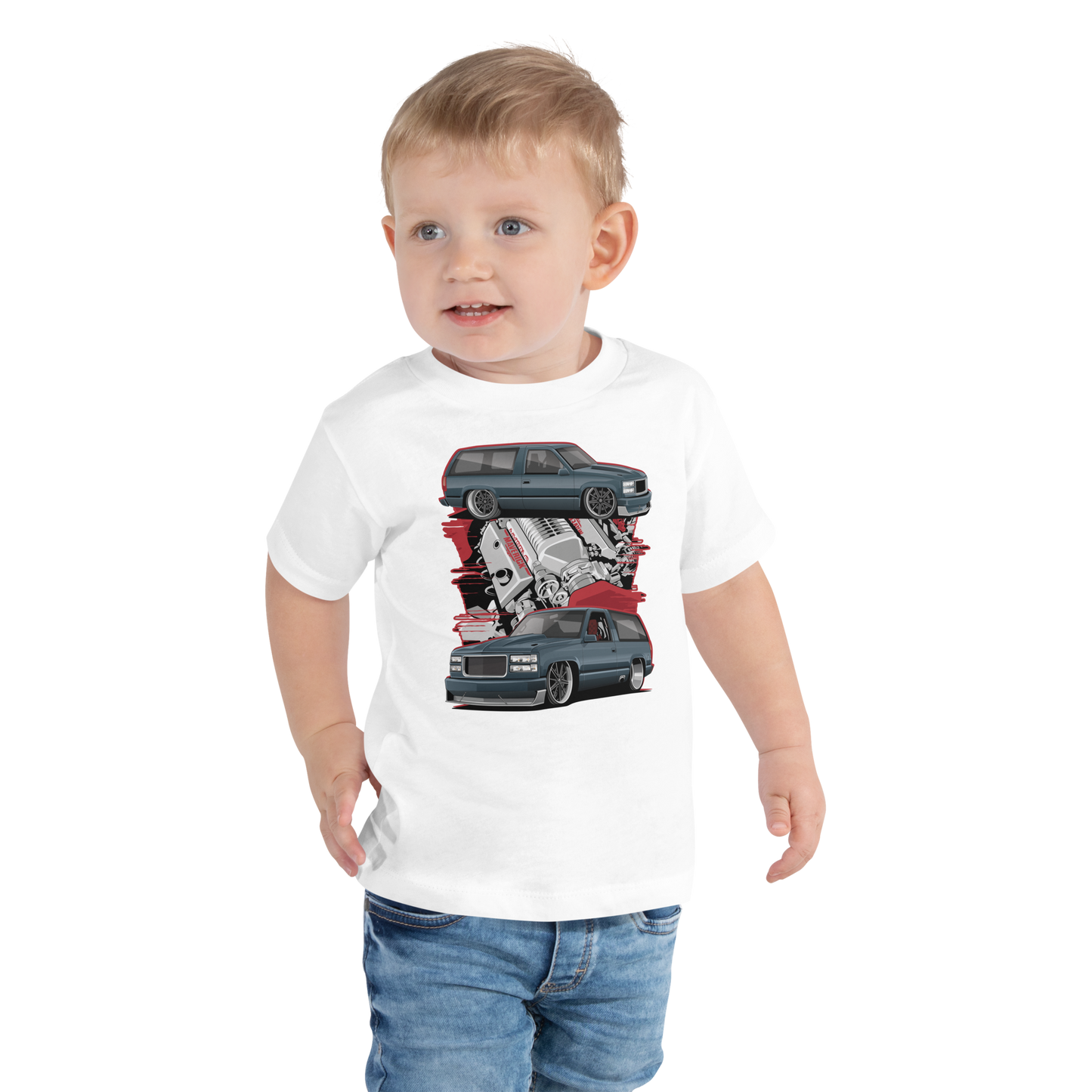 C/K Society Maverick Lowered 2-Door OBS Chevrolet Tahoe Short-Sleeve Signature Series Kids/Toddler Short Sleeve Tee