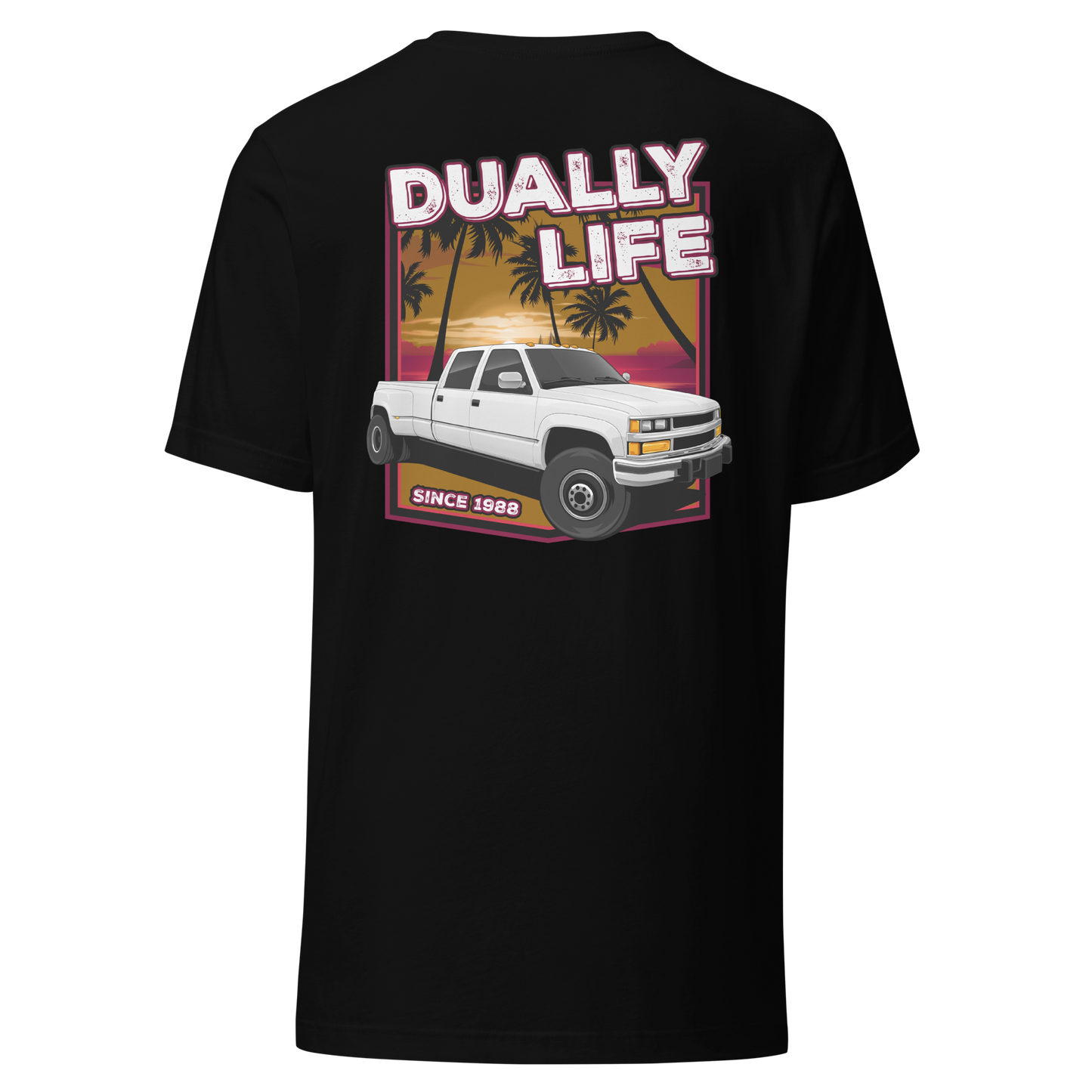 C/K Society OBS Chevrolet, GMC Lifted 4x4 Crew Cab Dually Life Unisex T-Shirt