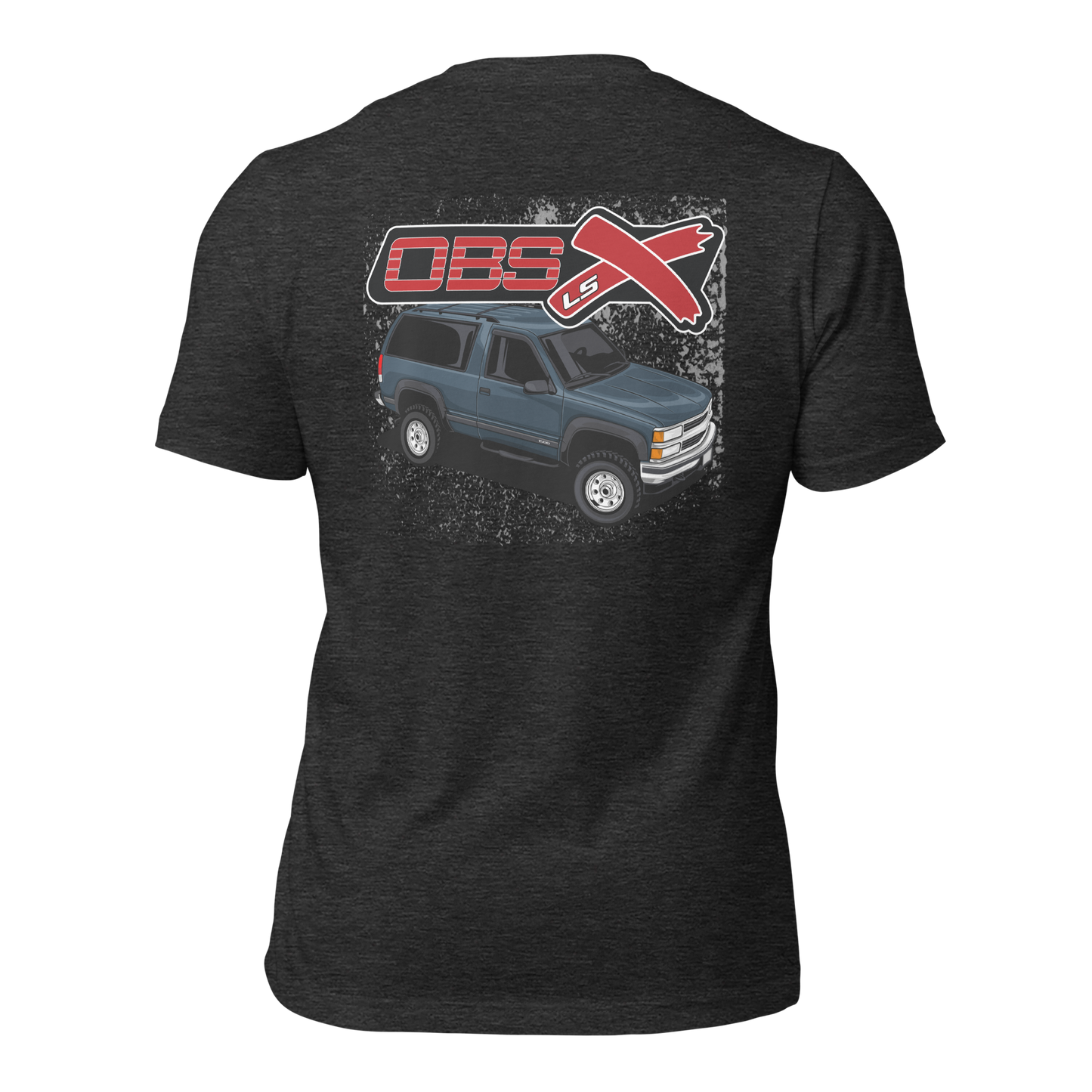 OBS LSX Chevy, GMC 2DR K1500 4x4 Tahoe, Yukon Short-Sleeve Unisex T-shirt
