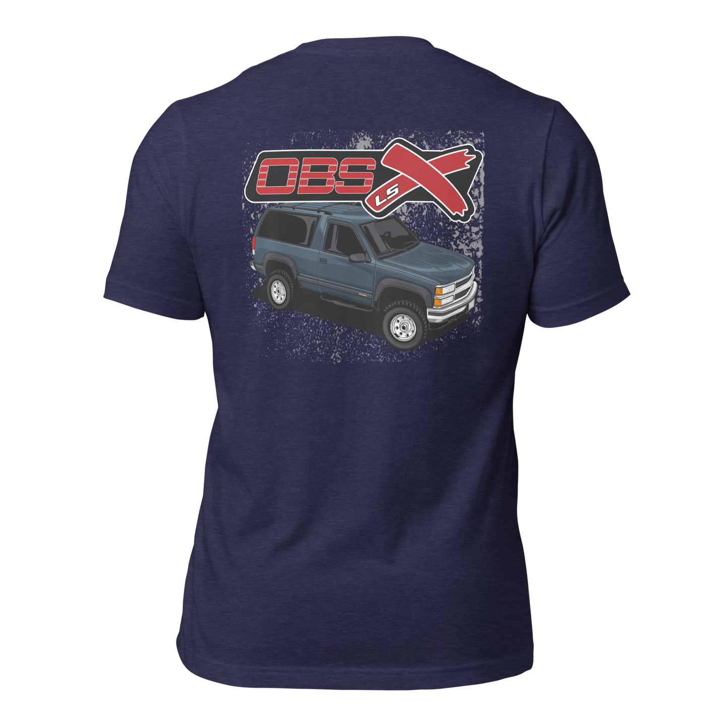 OBS LSX Chevy, GMC 2DR K1500 4x4 Tahoe, Yukon Short-Sleeve Unisex T-shirt