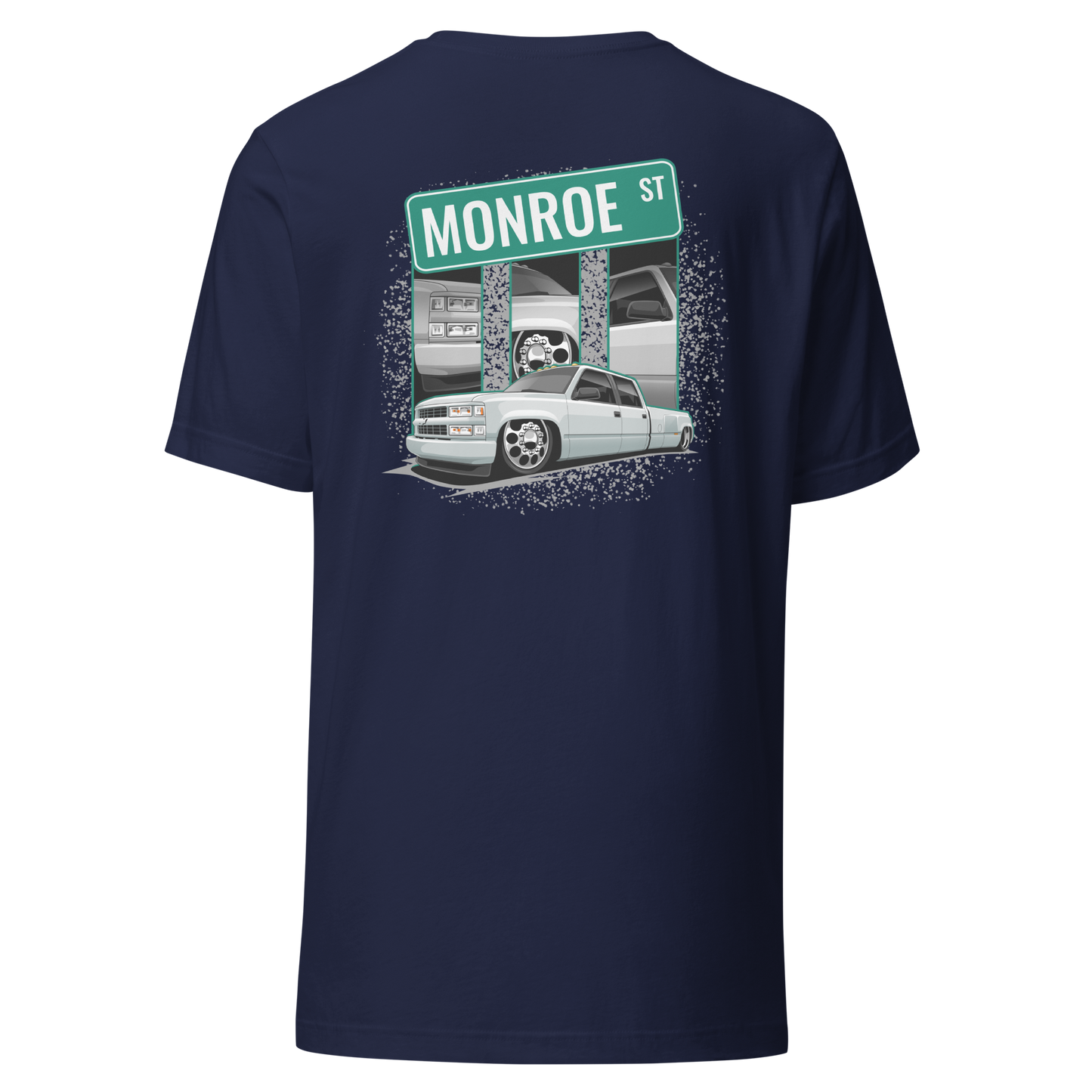 C/K Society Monroe Lowered Chevrolet, GMC OBS Crew Cab Dually Signature Series Unisex T-Shirt
