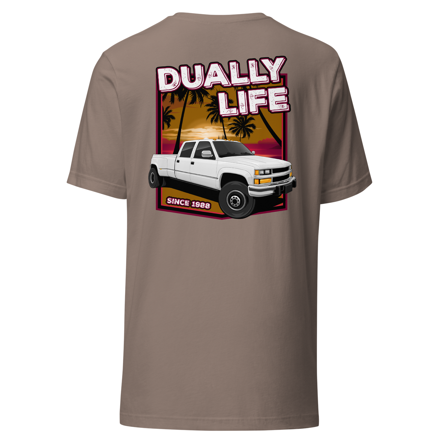 C/K Society OBS Chevrolet, GMC Lifted 4x4 Crew Cab Dually Life Unisex T-Shirt