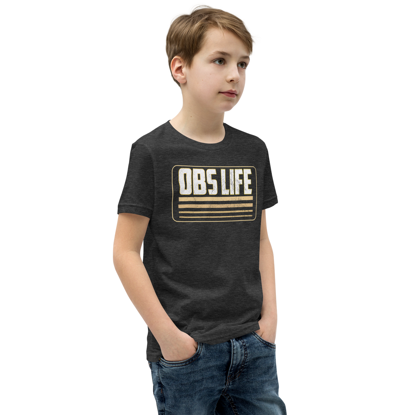 C/K Society OBS Life Distressed Chevrolet, GMC Kids/Youth Short Sleeve T-Shirt