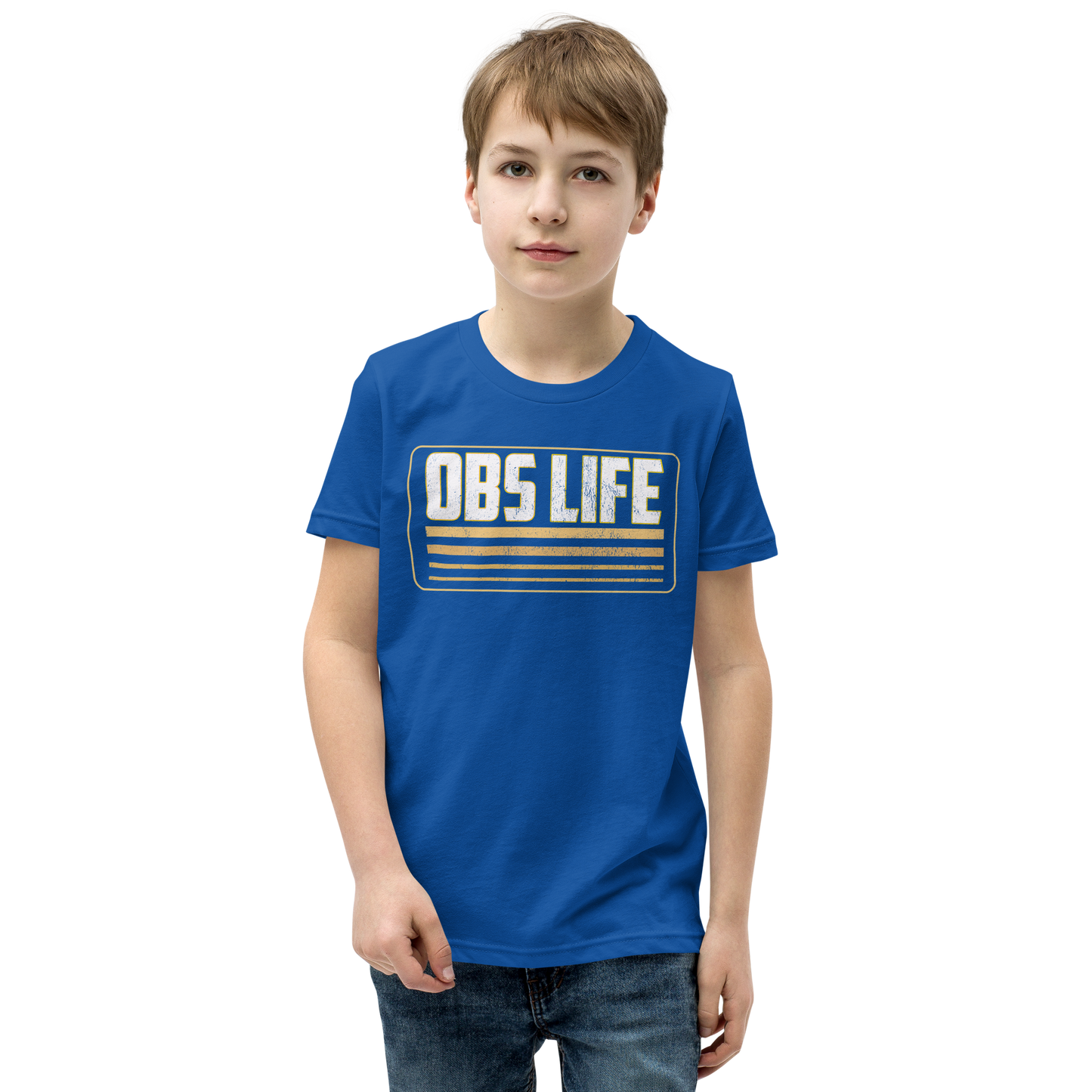 C/K Society OBS Life Distressed Chevrolet, GMC Kids/Youth Short Sleeve T-Shirt