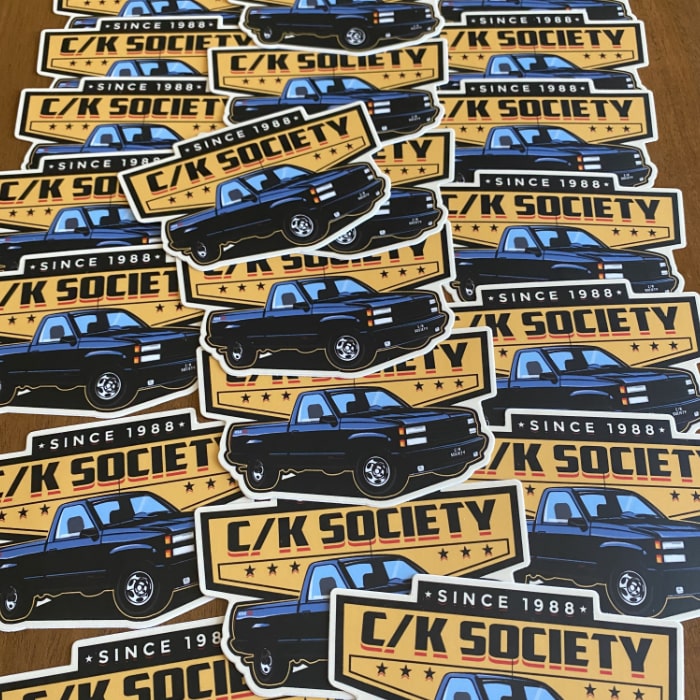 C/K Society Chevrolet 454 SS Decal_Black