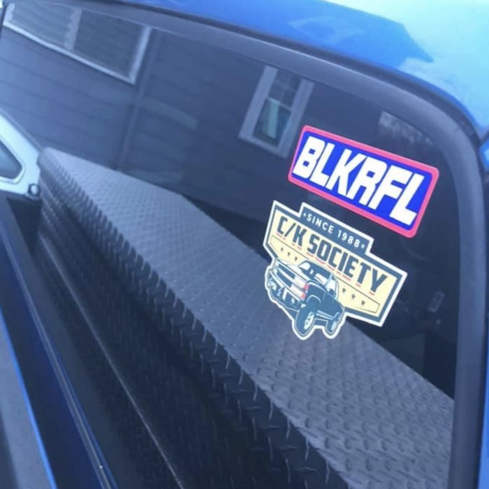 C/K Society Chevrolet, GMC Extended Cab 4×4 K1500 Pickup Decal