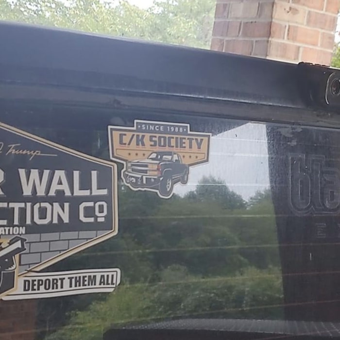 C/K Society Chevrolet, GMC Extended Cab 4×4 K1500 Pickup Decal