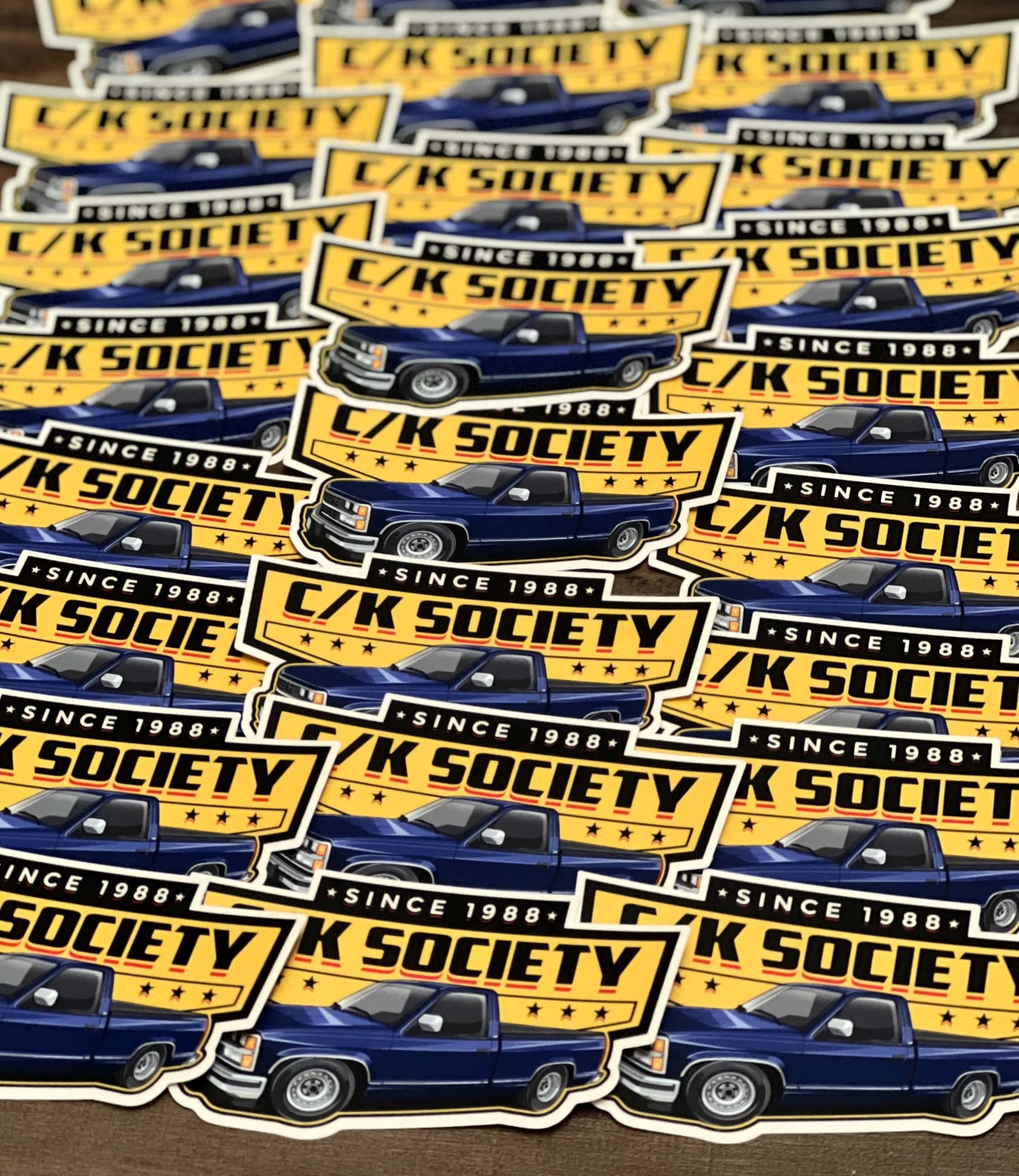 C/K Society RCSB Lowered Blue Chevrolet | GMC Logo Decal
