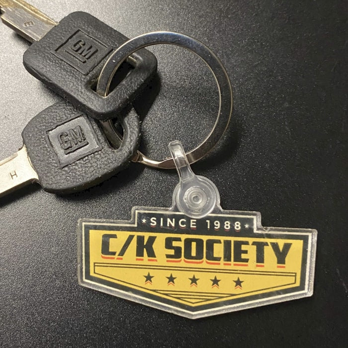 C/K Society Main Logo OBS Chevy GMC Keychain