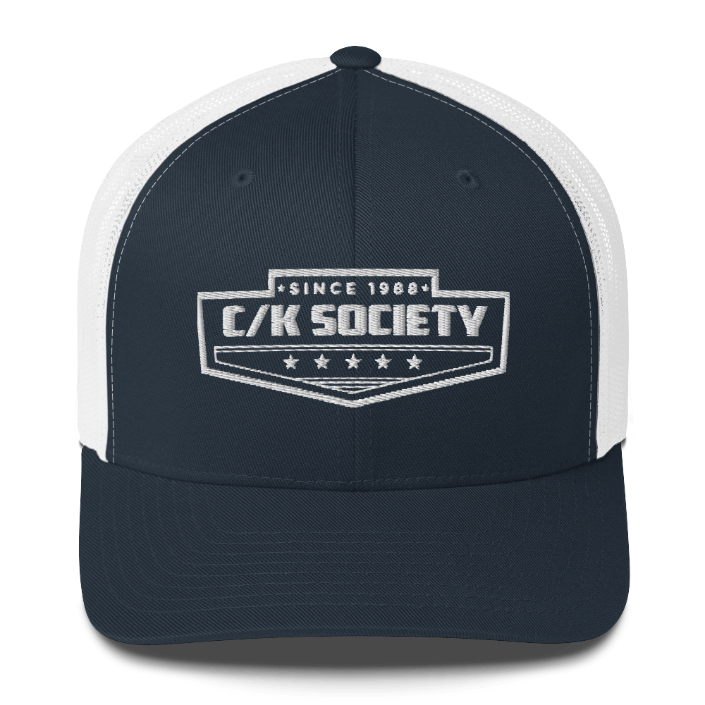 C/K Society Chevrolet, GMC Navy/White Yupoong Retro Trucker Hat
