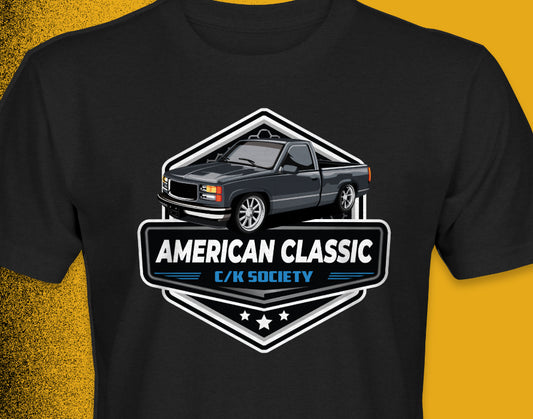 American Classic ’88-98 OBS C1500 GMC Sierra Lowered Single Cab Short-Sleeve Unisex T-Shirt
