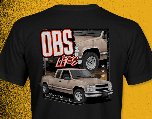 C/K Society OBS LIFE C1500 Extended Cab Stepside Unisex T-Shirt | Chevrolet, GMC