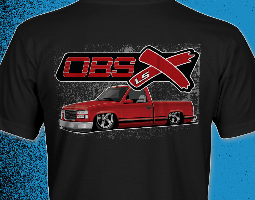 OBS LSX Chevy, GMC '88-98 Red Single Cab Unisex T-shirt