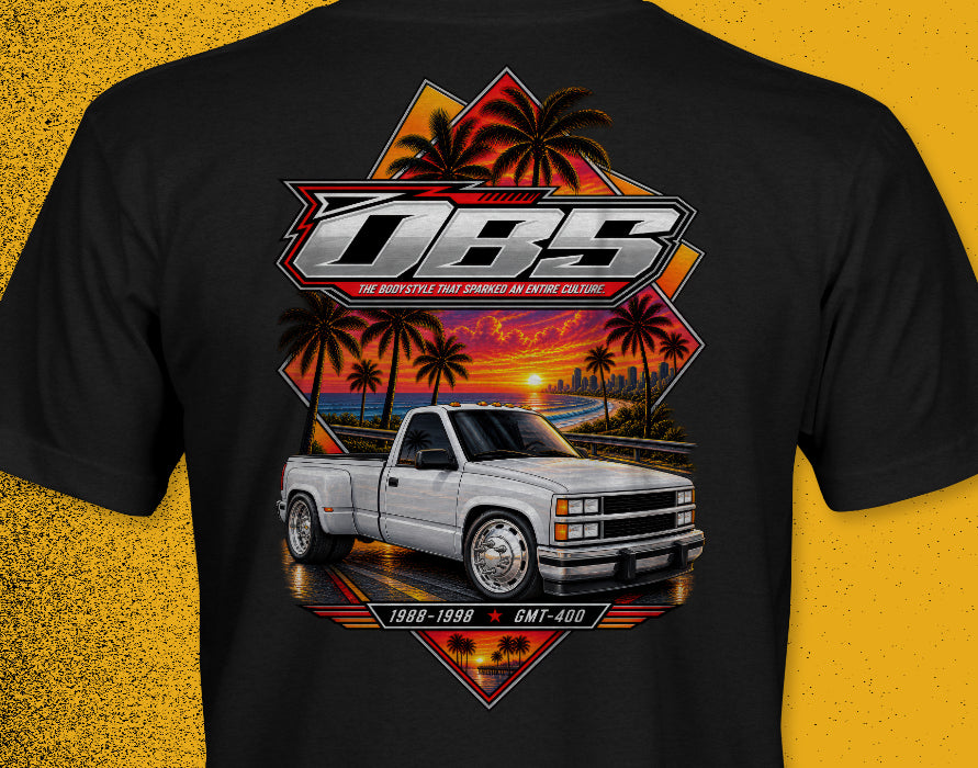 OBS Chevy C1500 Dually T-Shirt | 1988-1998 GMT400