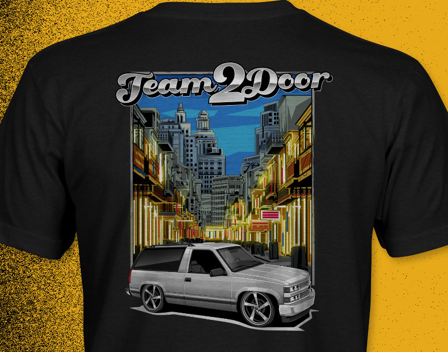 C/K Society Team2Door Lowered Chevy 2-Door Tahoe Short-Sleeve Unisex T-Shirt