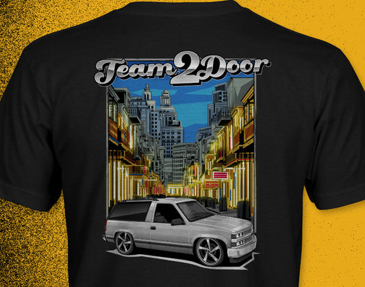 C/K Society Team2Door Lowered Chevy 2-Door Tahoe Short-Sleeve Signature Series Unisex T-Shirt