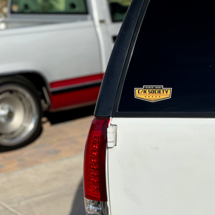 C/K Society Chevrolet | GMC 5" Main Logo Decal