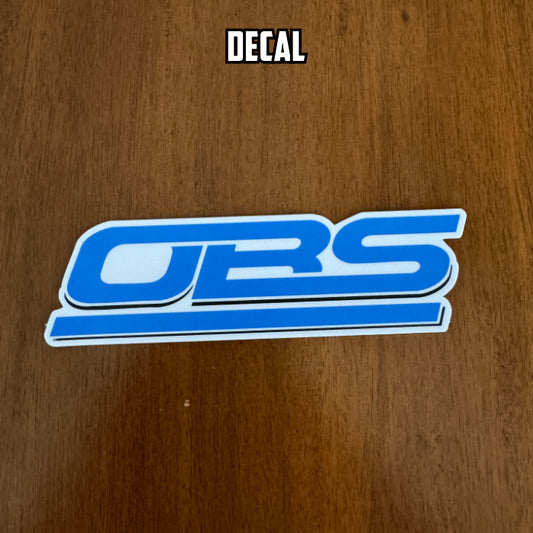 Chevrolet OBS 6" Blue Logo Decal
