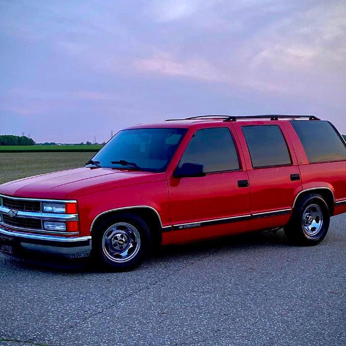 C/K Society Lowered 4-Door OBS Chevrolet Tahoe "Reba" Short-Sleeve Signature Series Unisex T-Shirt