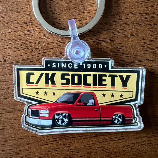 C/K Society 2NDHND Lowered OBS GMC, Chevrolet C1500 Single Cab Keychain