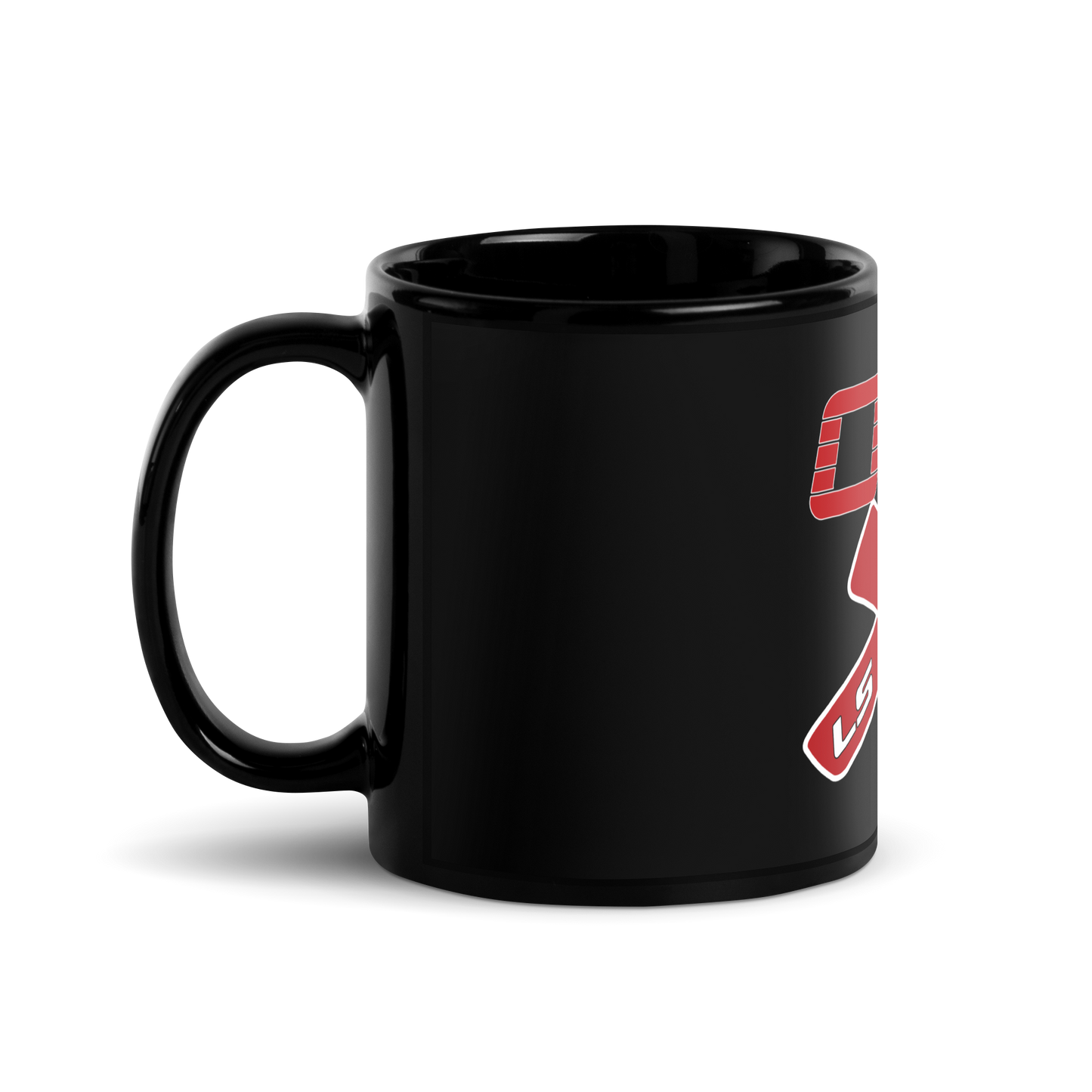 OBS LSX Chevy, GMC Black Glossy Mug