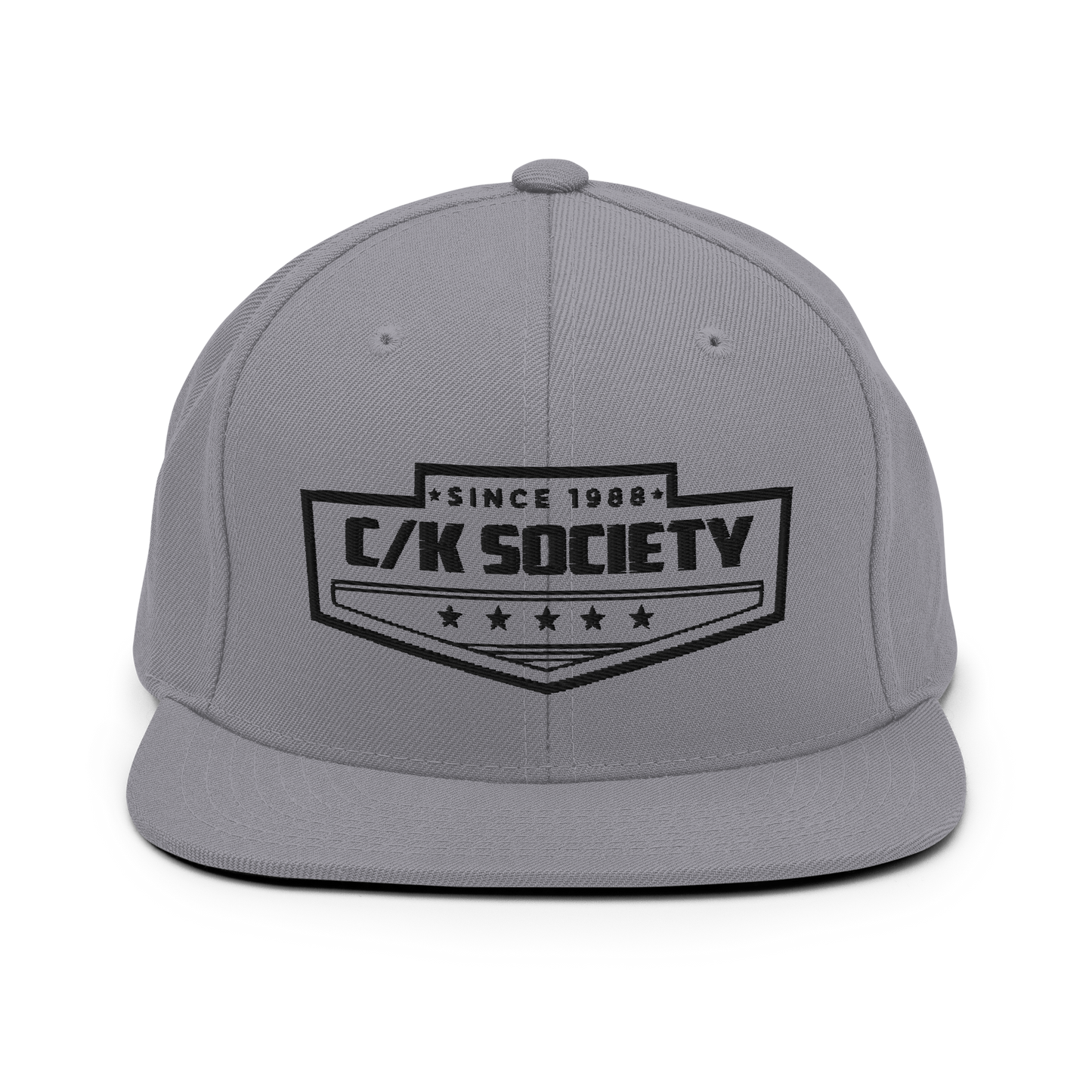C/K Society Chevrolet, GMC OBS Silver Yupoong Flatbill Snapback Hat