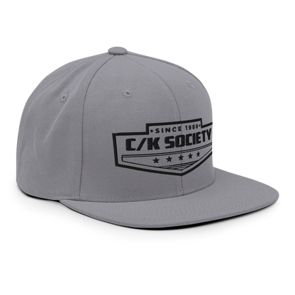 C/K Society Chevrolet, GMC OBS Silver Yupoong Flatbill Snapback Hat