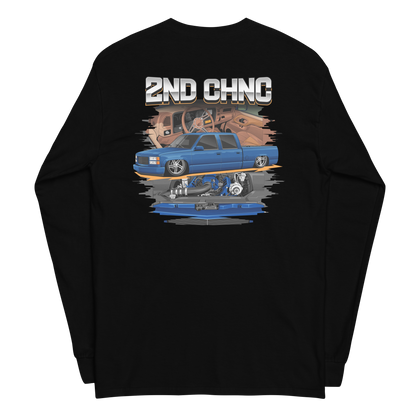 C/K Society 2ND CHNC Lowered Chevrolet, GMC OBS Crew Cab Signature Series Men’s Long Sleeve Shirt