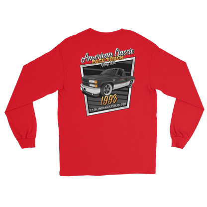 Chevrolet OBS 1993 Indy 500 Pace Truck American Classic Men’s Long Sleeve Shirt